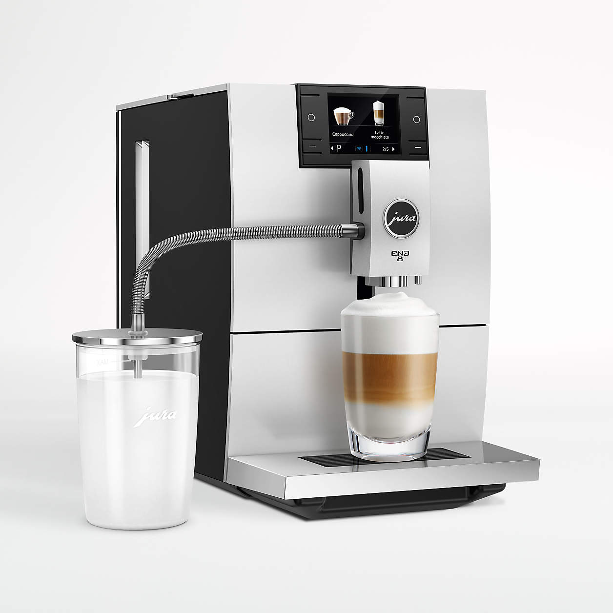 JURA Metropolitan Black ENA 8 Espresso Machine Reviews Crate Barrel