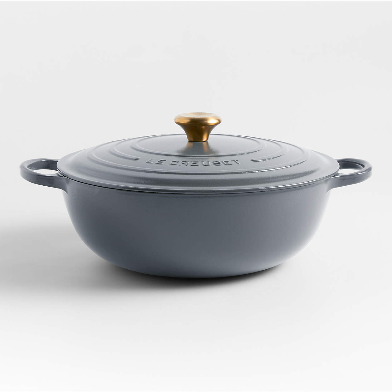 Le Creuset Signature Qt Graphite Enameled Cast Iron Chef Oven