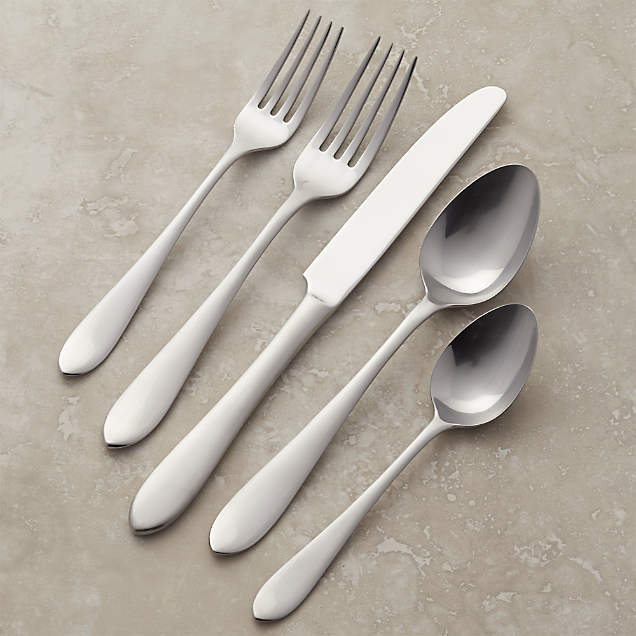 Lucca 20 Piece Flatware Set Reviews Crate Barrel