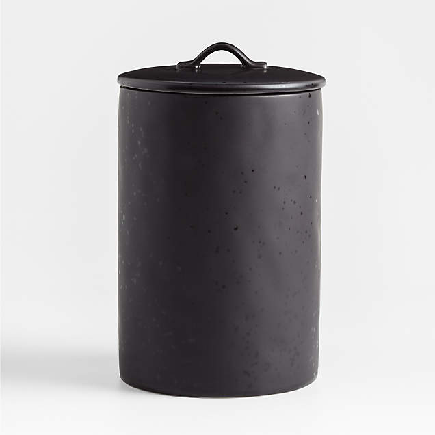 Marin Matte Black Utensil Holder Reviews Crate Barrel