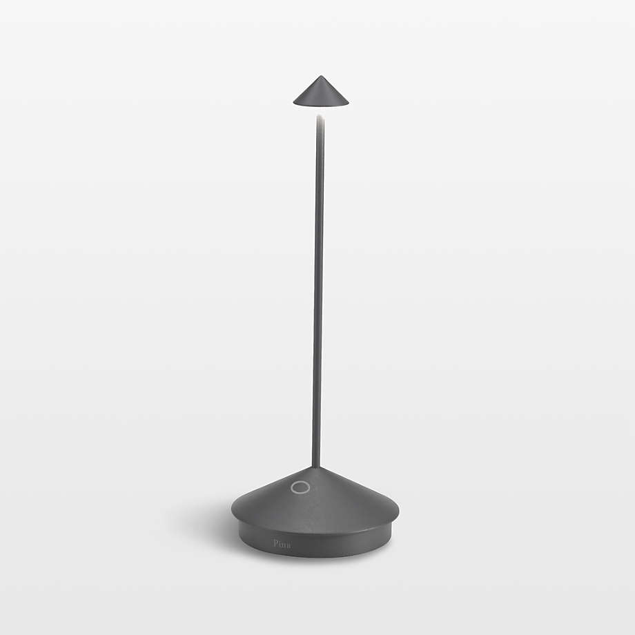 Pina Pro Dark Grey Metal Table Lamp By Zafferano America Reviews