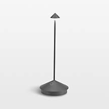 Pina Pro Dark Grey Metal Table Lamp By Zafferano America Reviews