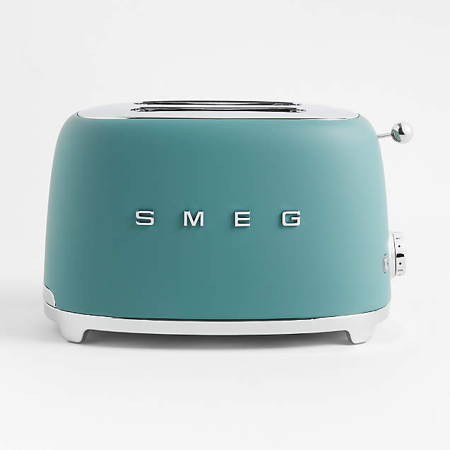 Smeg Black 4 Slice Toaster Crate Barrel