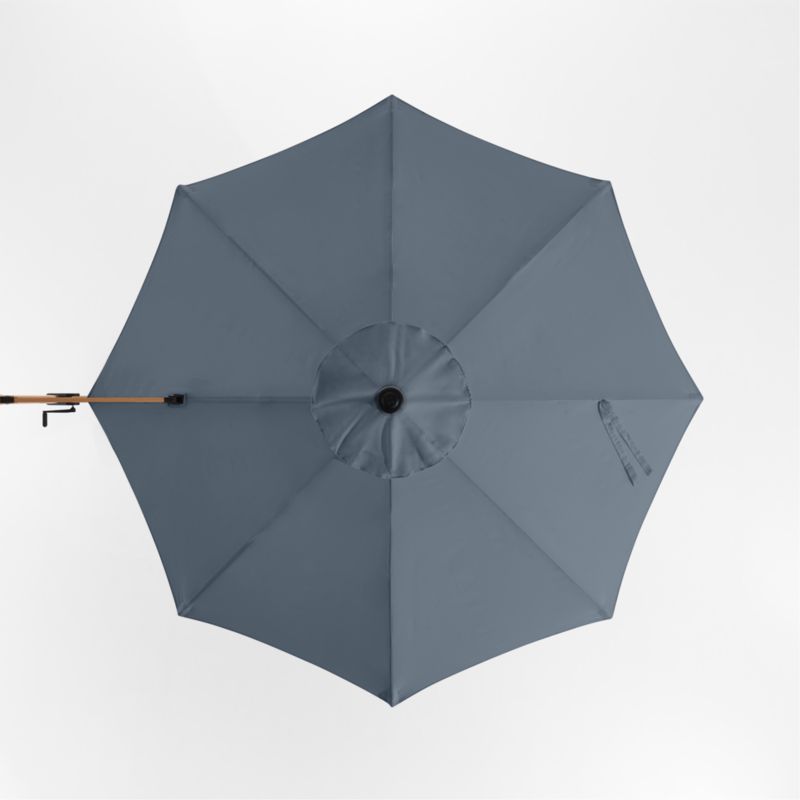 10' Round Sunbrella Cast Harbor Outdoor Patio Umbrella Cover | Crate & Barrel