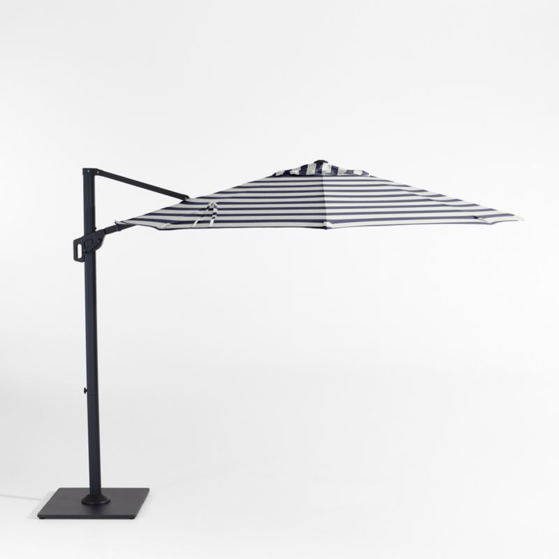 large curved patio umbrella Grand Outdoor 12 FT Offset Cantilever Sunbrella Umbrella, Patio Solar LED Lighted 10' size:7.5 Exclude Ads it retains its vibrant