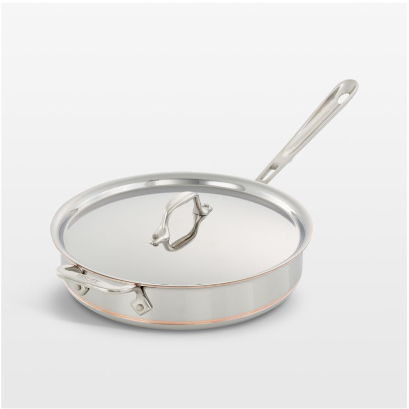 All-Clad Copper Core 3-Qt. Saucepan with Lid + Reviews | Crate