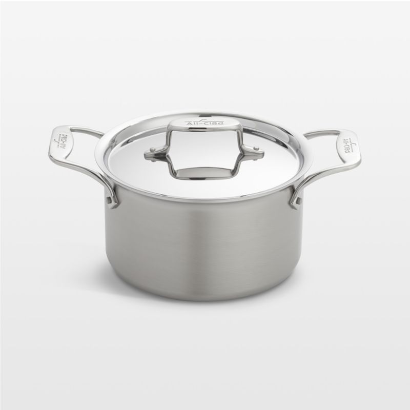 All-Clad ® D5 Brushed Stainless Steel 4-Qt. Soup Pot with Lid