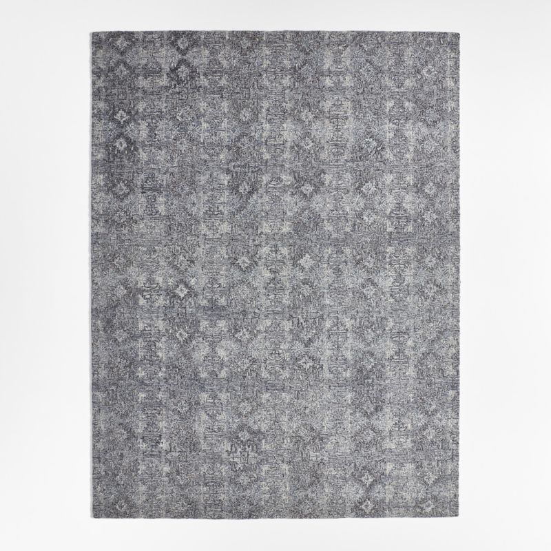 Alvarez Wool Hand-Tufted Ivory Area Rug | Crate & Barrel