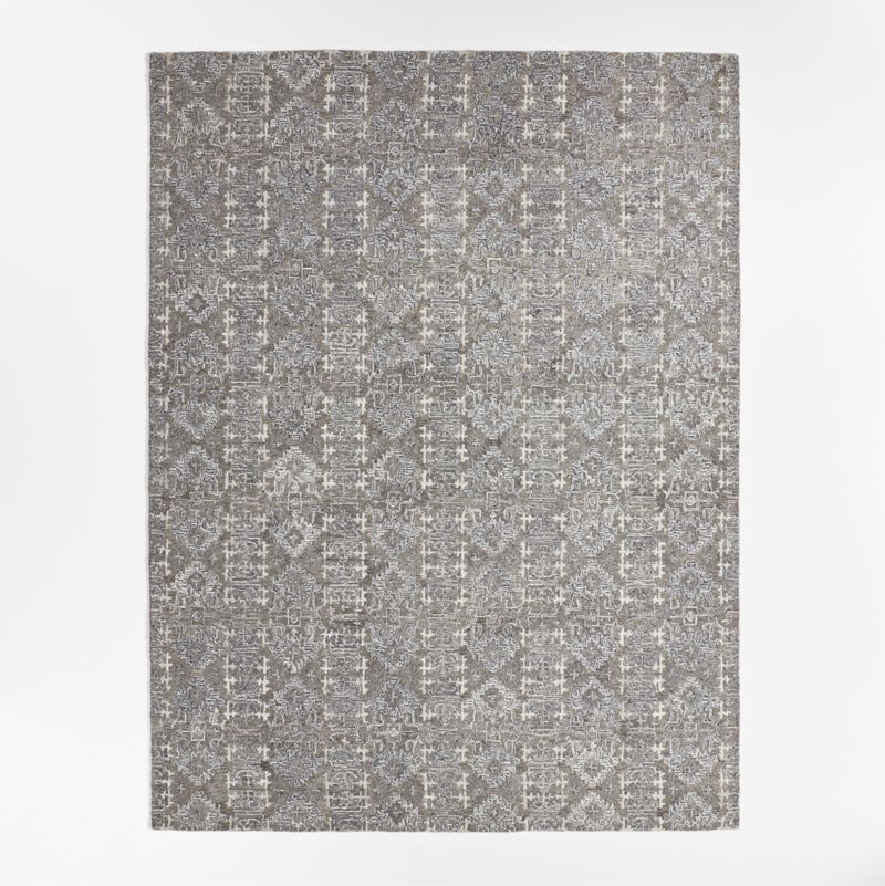 Alvarez Wool Hand-Tufted Garden Multicolor Area Rug 8'x10' +