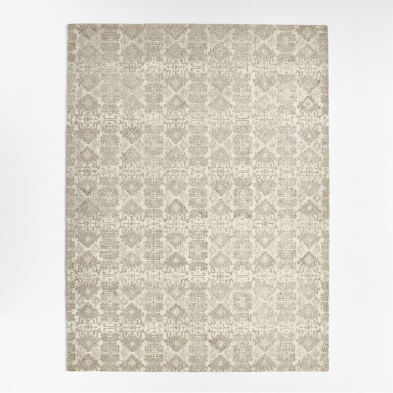 Alvarez Wool Hand-Tufted Garden Multicolor Area Rug 6'x9' +