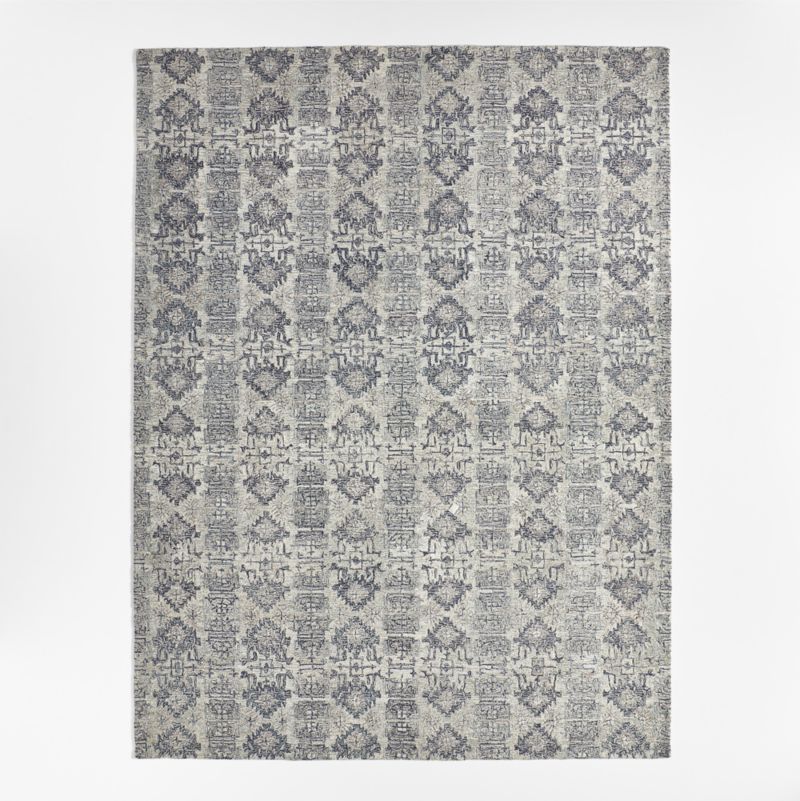 Alvarez Wool Hand-Tufted Garden Multicolor Area Rug 8'x10' +