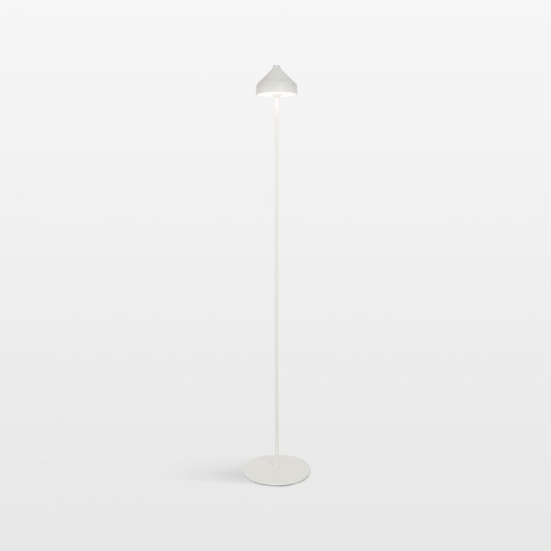 Amelie Pro Metal Floor Lamp White 47" by Zafferano America