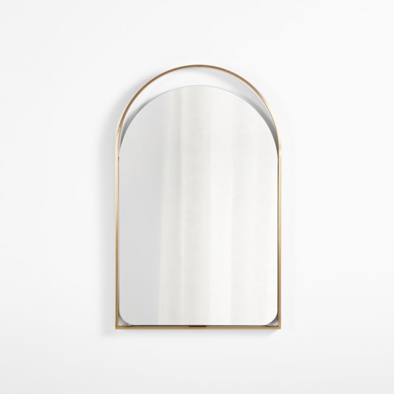 Aosta Brass Vanity Mirror 25"x40"
