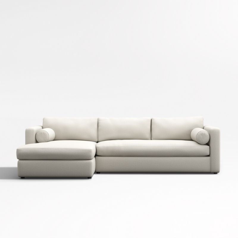 Aris 2-Piece Bench Sectional Sofa with Chaise Lounge