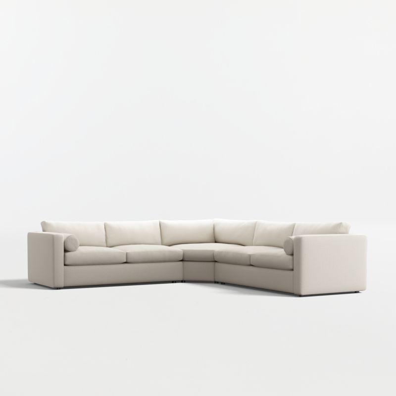 Aris 3-Piece L-Shaped Wedge Sectional Sofa