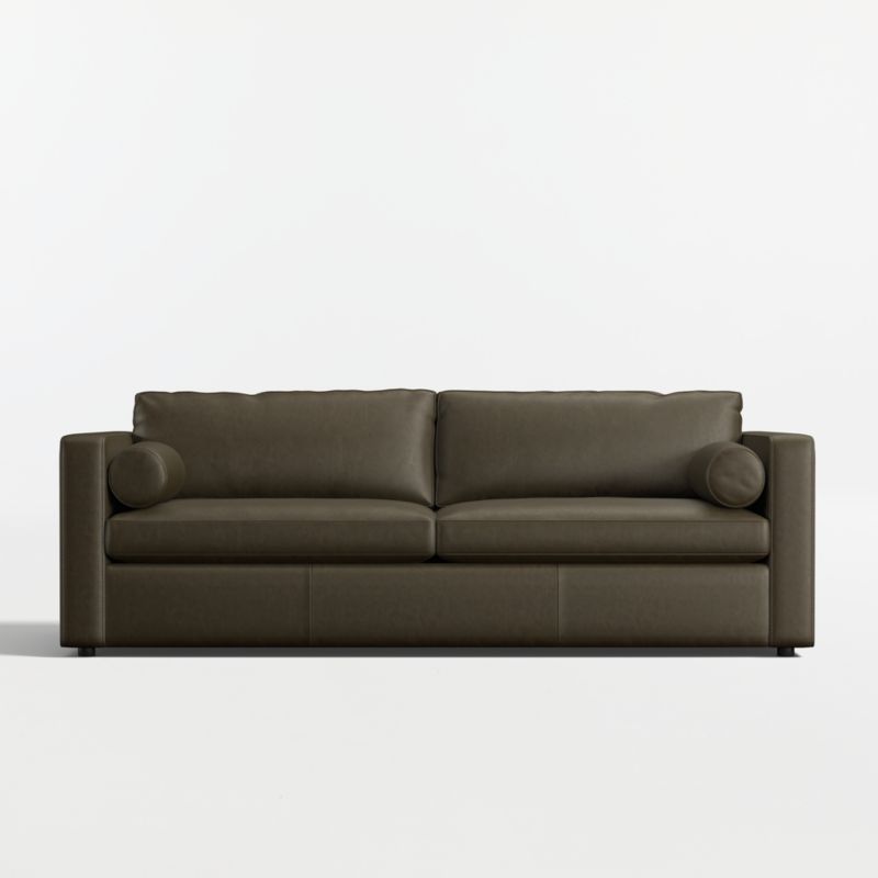Aris 88" Leather Sofa