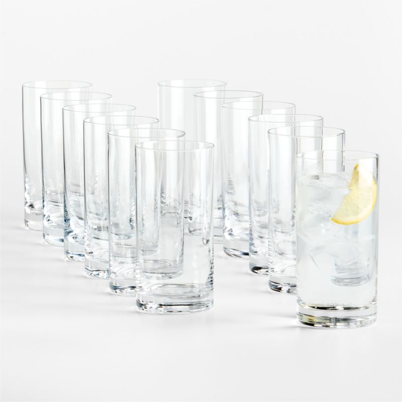 Aspen 18-Oz. Highball Glasses, Set of 12