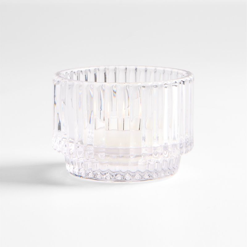 Atwell Clear Tealight Candle Holder
