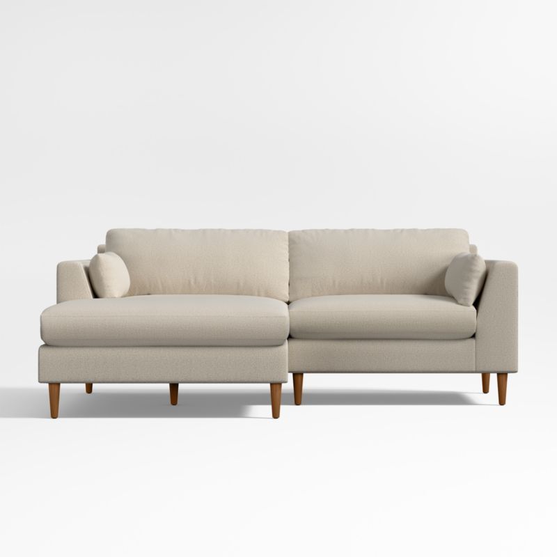 Avondale 2-Piece Small Space Sectional Sofa with Chaise Lounge