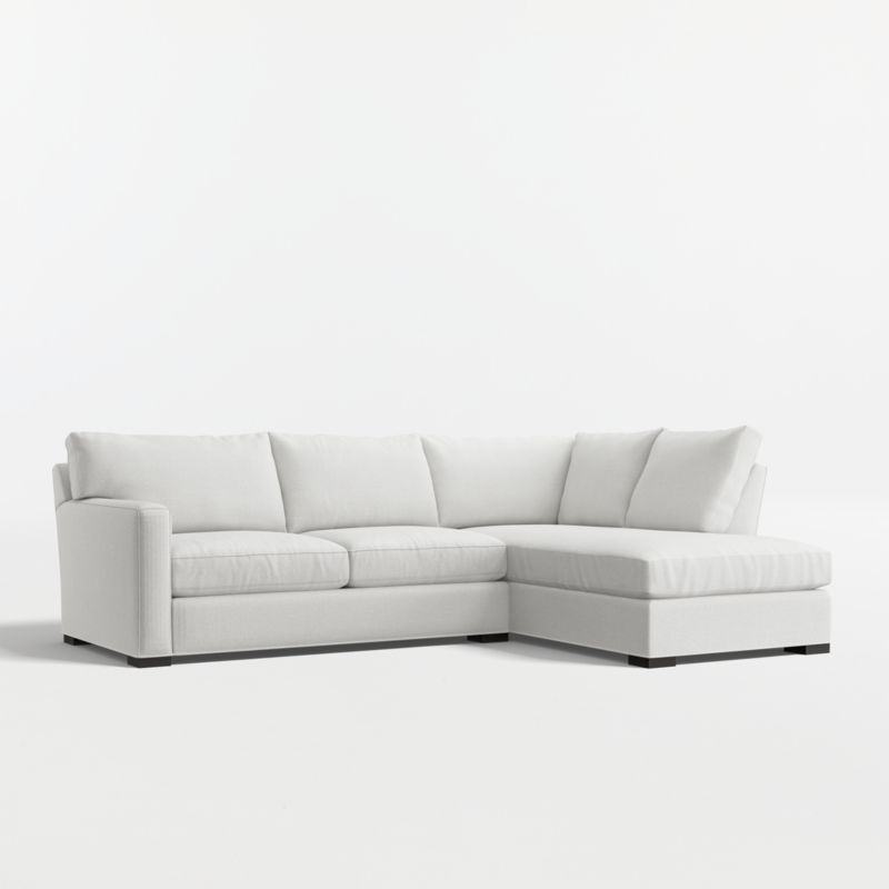 Axis 2-Piece L-Shaped Sectional Sofa with Corner Bumper