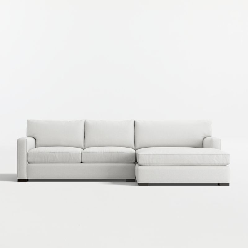 Axis 2-Piece Sectional Sofa with Extra Wide Chaise Lounge