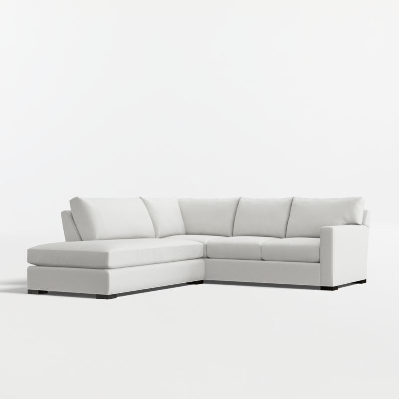 Axis 2-Piece L-Shaped Sectional Sofa with Bumper