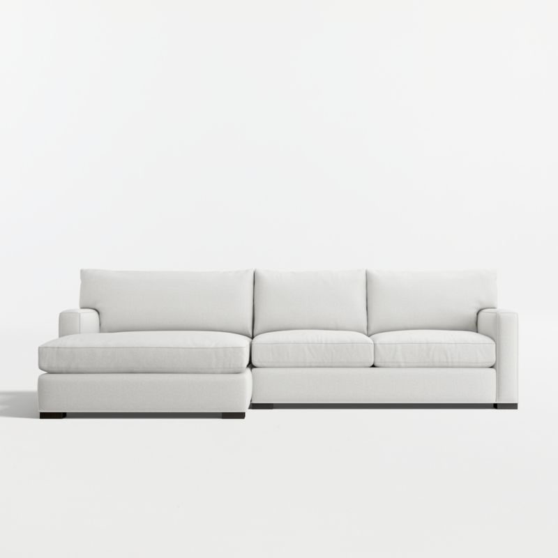 Axis 2-Piece Sectional Sofa with Extra Wide Chaise Lounge
