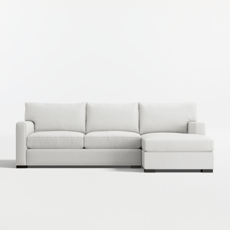Axis 2-Piece Sectional Sofa with Storage Chaise Lounge