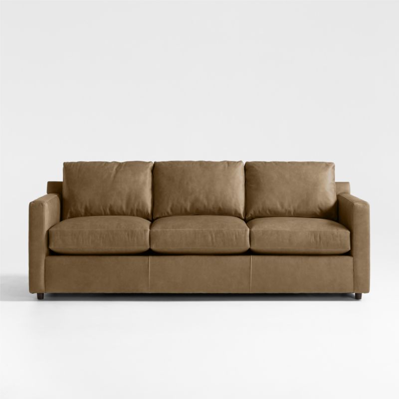Barrett II 91" Leather Queen Sleeper Sofa