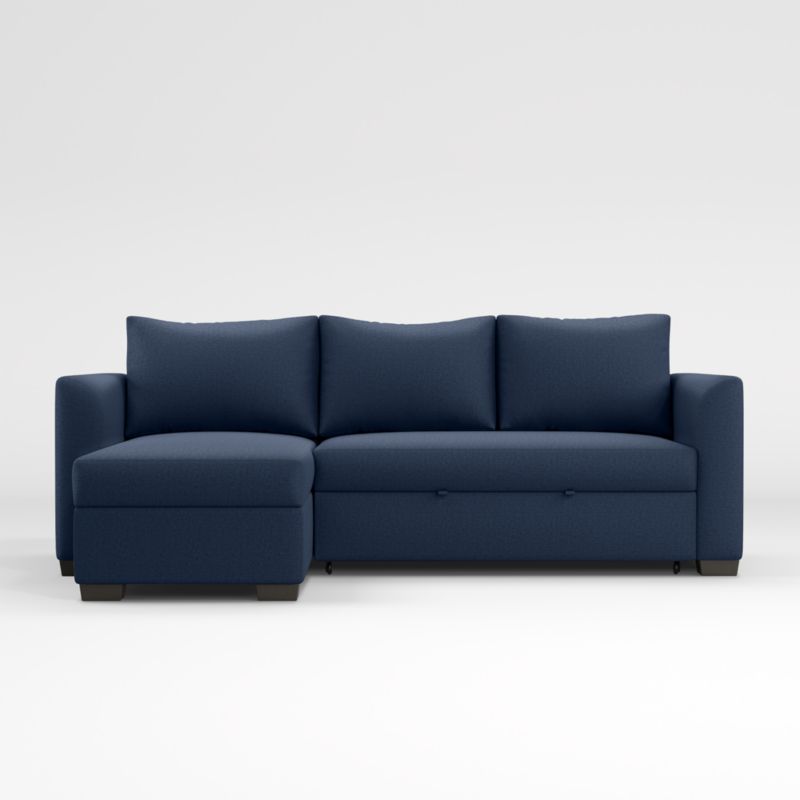 Bedford 2-Piece Queen Sleeper Sectional Sofa with Storage Chaise Lounge