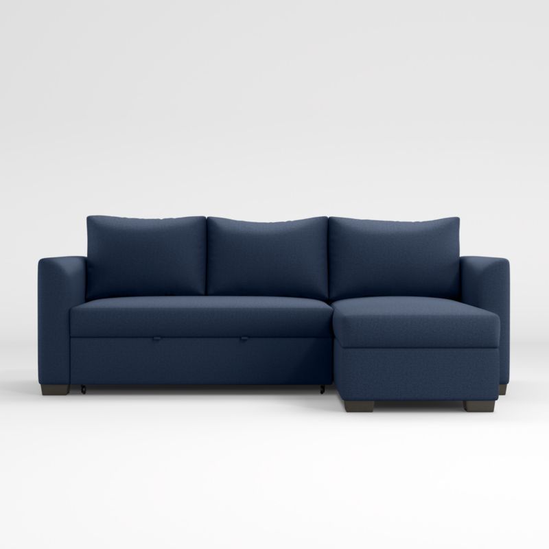 Bedford 2-Piece Queen Sleeper Sectional Sofa with Storage Chaise Lounge