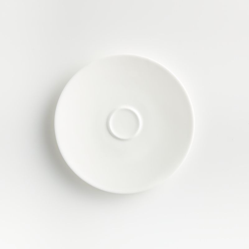 Bennett White Bone China Saucer