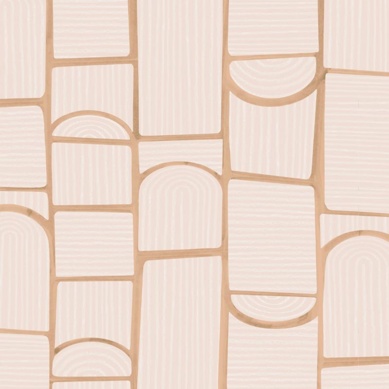Backdrop Bloomsbury Light Pink Wallpaper