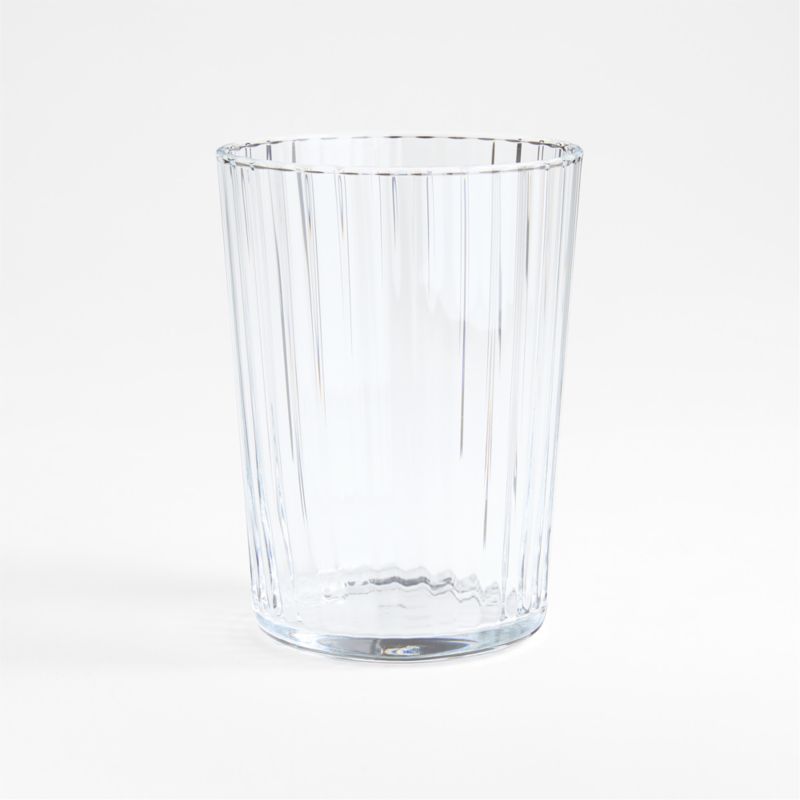 12 oz acrylic drinking glasses Oval Halo Acrylic Glasses Set of 4 DOF 12oz, Blue, BPA Free Plastic Drinkware, Shatterproof Water Tumblers main image 1