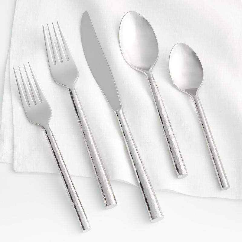 Boulder Mirror 20-Piece Flatware Set