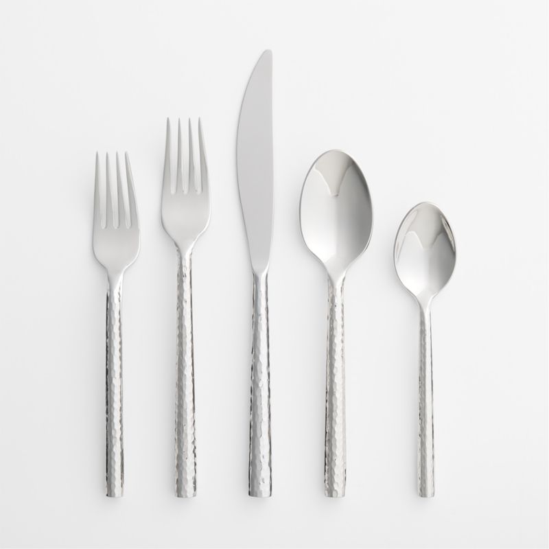 Voletta Mirror 5-Piece Flatware Place Setting + Reviews | Crate
