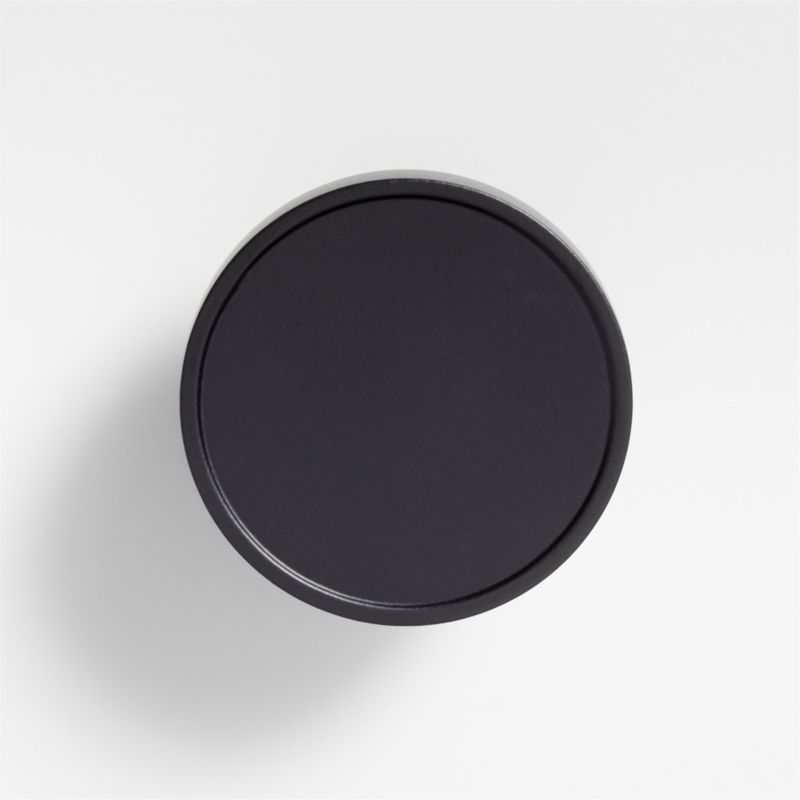 Round Acrylic Brushed Brass Cabinet Knob