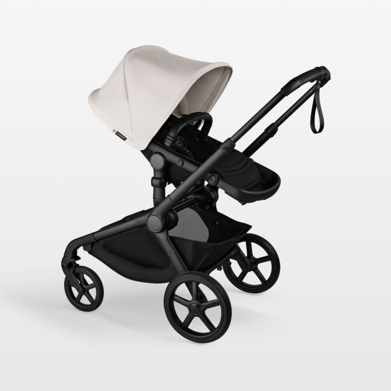 Bugaboo Kangaroo Complete Misty White with Black Frame Baby Stroller