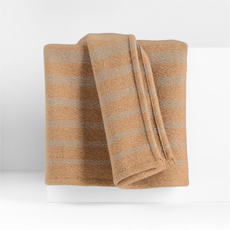 Bungalow 70"x55" Carmelo Tan Throw Blanket
