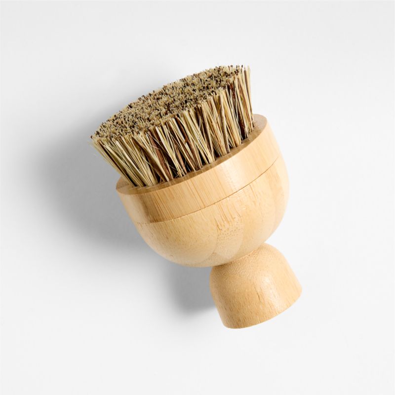 Clean by Crate Natural Palm Brush with Replaceable Head