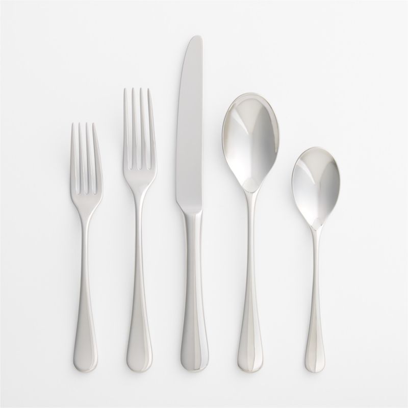Mix Mirror 20-Piece Flatware Set + Reviews | Crate & Barrel