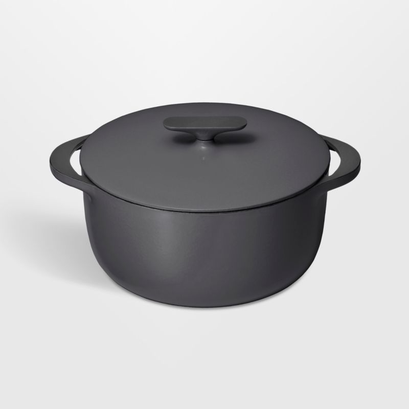 Caraway ® 6.5-Qt. Charcoal Enameled Cast Iron Dutch Oven with Lid