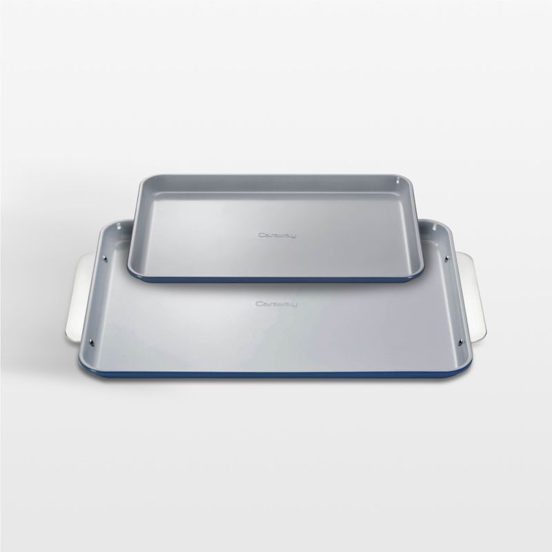 Caraway ® Navy Non-Stick Ceramic Baking Sheet Duo