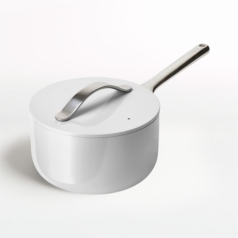 Caraway ® Grey Non-Stick Ceramic Saucepan
