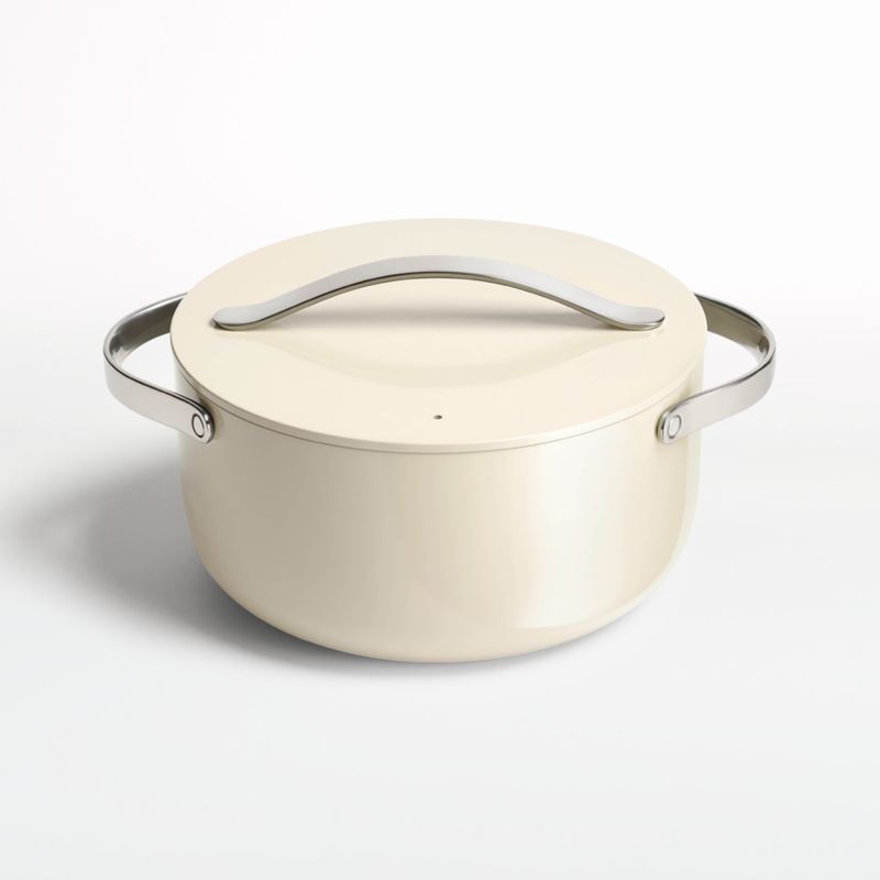 Caraway ® 6.5-Qt. Cream Non-Stick Ceramic Dutch Oven