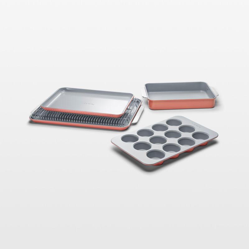 Caraway ® Perracotta Non-Toxic Ceramic Non-Stick 5-Piece Bakeware Set