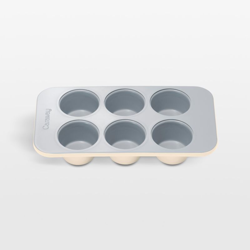 Caraway ® 6-Cup Non-Stick Ceramic Muffin Pan in Cream
