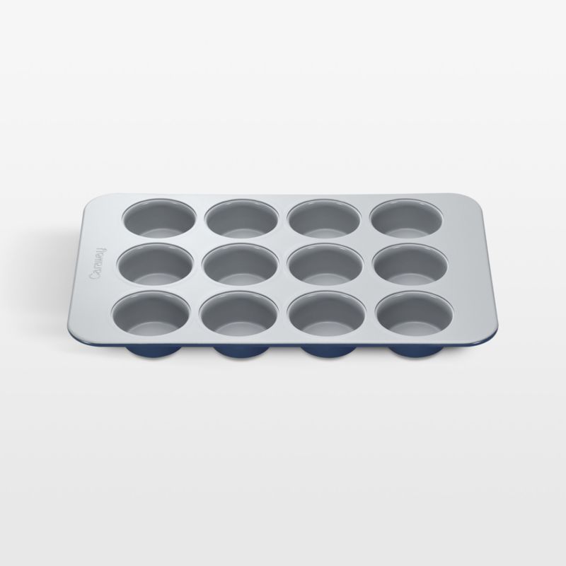 Caraway ® 12-Cup Non-Stick Ceramic Muffin Pan in Navy