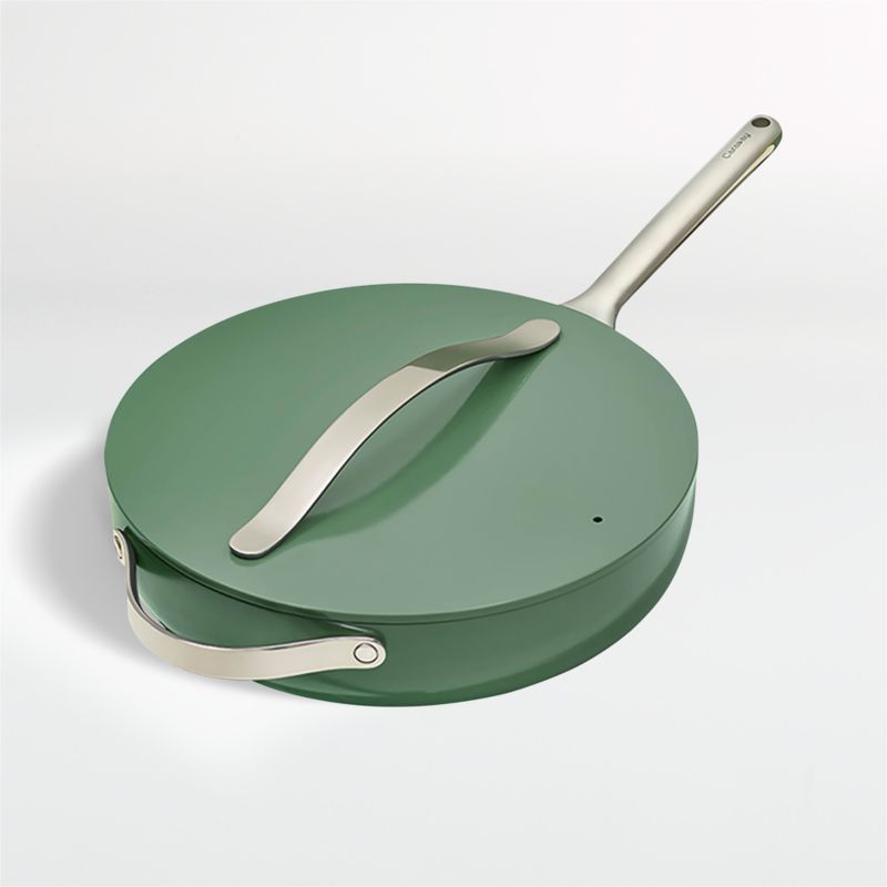 Caraway ® Sage Green Non-Stick Ceramic Sauté Pan