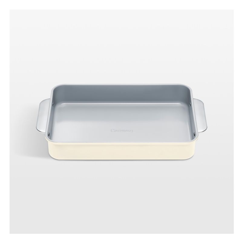 Caraway ® Cream Non-Stick Ceramic Rectangle Pan